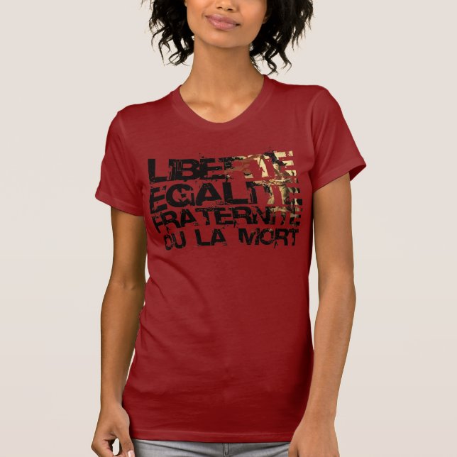 T-shirt Liberte Egalite Fraternite : Révolution française (Devant)