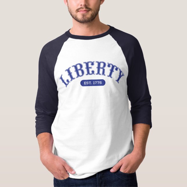 T-shirt Liberté. Est. 1776 (Devant)