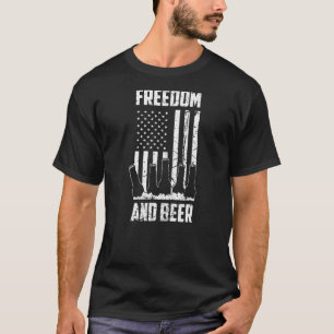 T-shirt Liberté Et Bière Pro America Pro Beer Pro Guns Pro