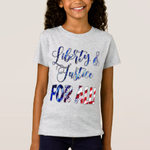 T-Shirt Liberté Et Justice Pour Tous