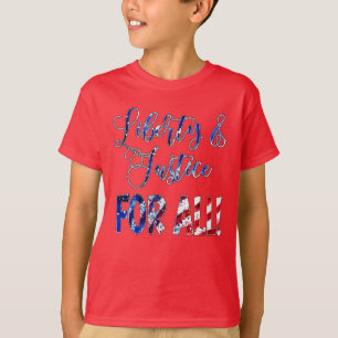 T-shirt Liberté Et Justice Pour Tous