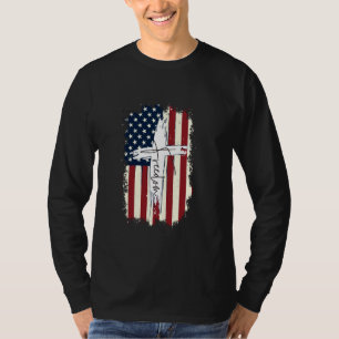 T-shirt Liberté - États-Unis Drapeau américain 4 juillet Q