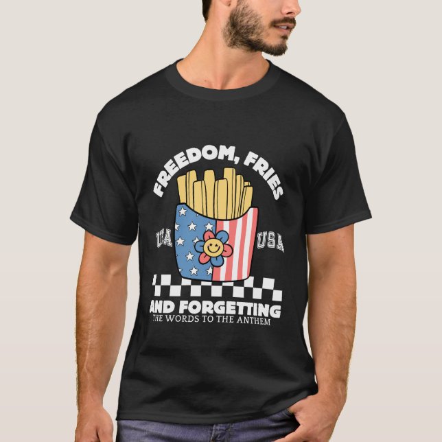 T-shirt Liberté, frites (Devant)