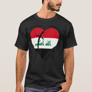 T-shirt Liberté Indépendance Foi En Dieu Christian Irak