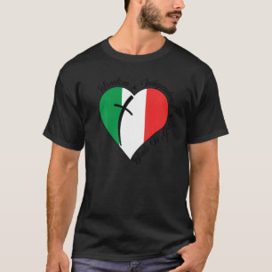 T-shirt Liberté Indépendance Foi En Dieu Christian Italie