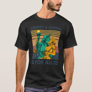 T-shirt Liberté LGBT Et Justice Pour Tous Soutien Vintage