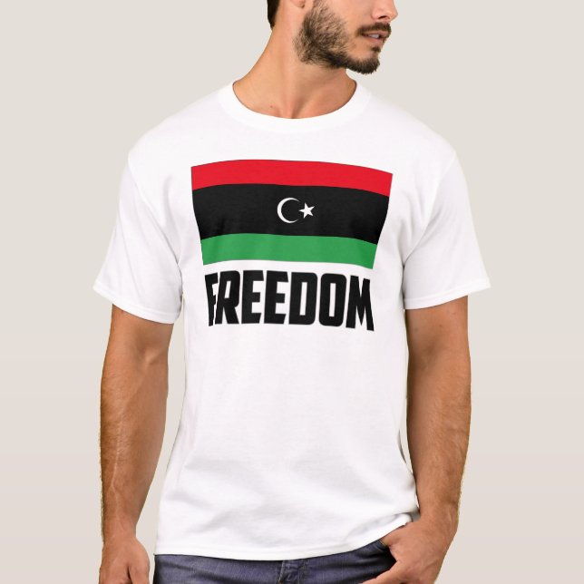 T-shirt Liberté - Libye (Devant)
