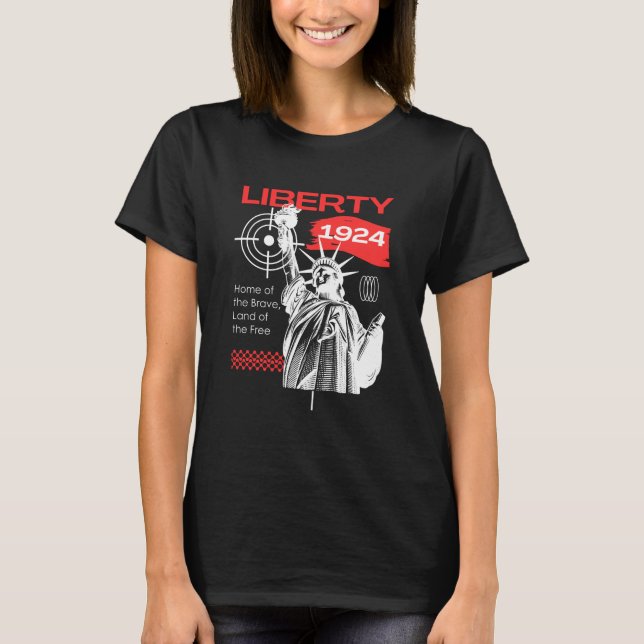 T-shirt Liberté Maison des Braves (Devant)