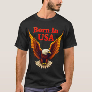 T-shirt Liberté majestueuse Comme Aigle American Fearless