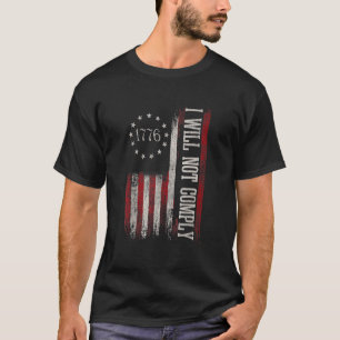 T-shirt Liberté Médicale Je Ne Respecterai Aucun Mandat