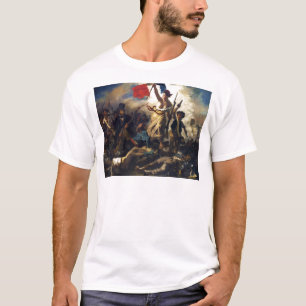 T-shirt Liberté menant les personnes par Eugene Delacroix