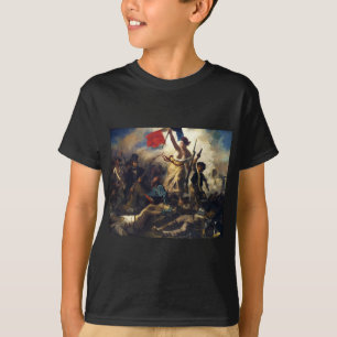 T-shirt Liberté menant les personnes par Eugene Delacroix
