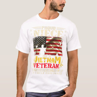 T-shirt Liberté N'Est Pas Libre Fière Nièce D'Un vétérinai