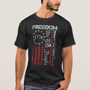 T-shirt Liberté Nous Le Peuple Ar15 2e Amendement Pro Arme