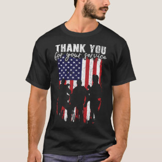T-shirt Liberté Patriotique Vétérinaire États-Unis Drapeau