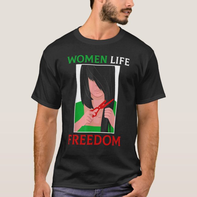 T-shirt Liberté pour la vie des femmes Iran Liberté fémini (Devant)