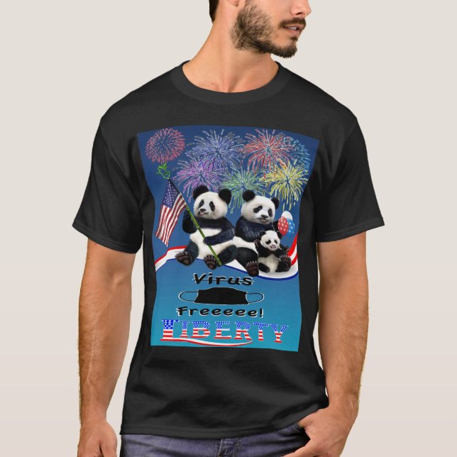 T-SHIRT LIBERTÉ SANS VIRUS (Devant)