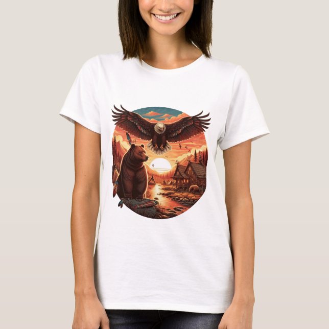 T-shirt Liberté sauvage (Devant)