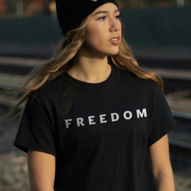 T-shirt Liberté Un Véritable Patriote (Créateur téléchargé)