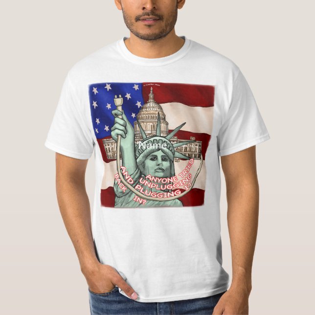 T-shirt Liberté Unplug USA (Devant)