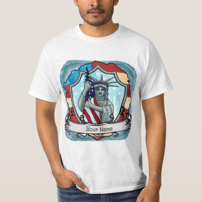 T-shirt Liberté USA  (Devant)