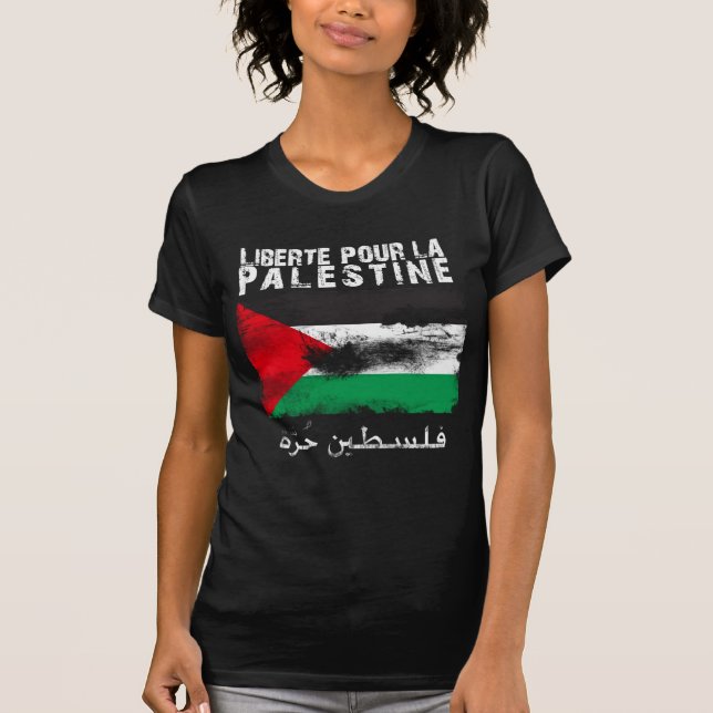 T-shirt Liberté versent la La Palestine (le hurra de (Devant)