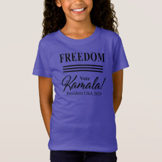 T-Shirt LIBERTÉ vote Kamala Harris pour le président 2024