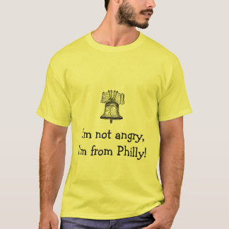 T-shirt liberty-bell-3, je ne suis pas fâché, je suis de