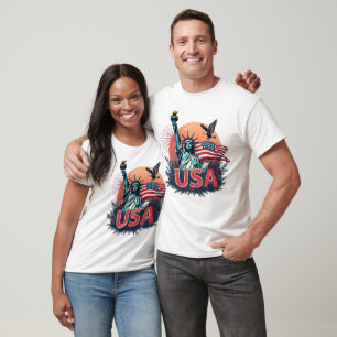 T-shirt Liberty et Fierté USA