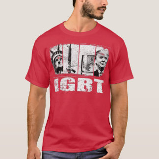 T-shirt Liberty Guns Beer rump Funny Parody LGB