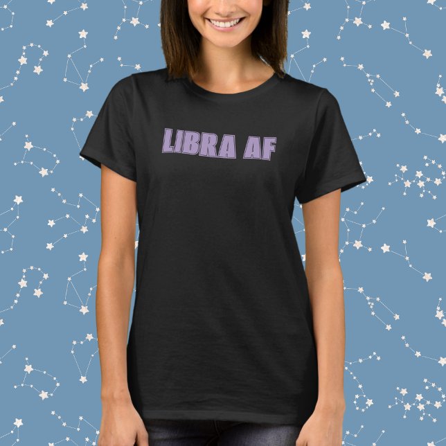 T-shirt Libra AF Bold Zodiac (Créateur téléchargé)