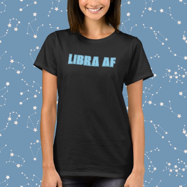 T-shirt Libra AF Bold Zodiac (Créateur téléchargé)