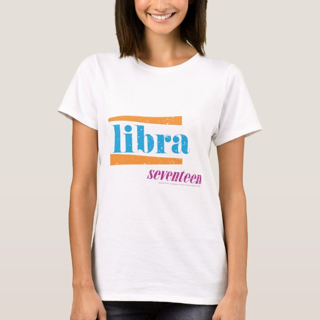 T-shirt Libra Aqua (Devant)