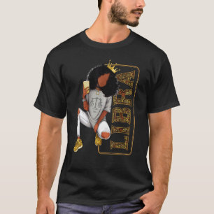 T-shirt Libra Girl for Black Women Melanin Afro Queen