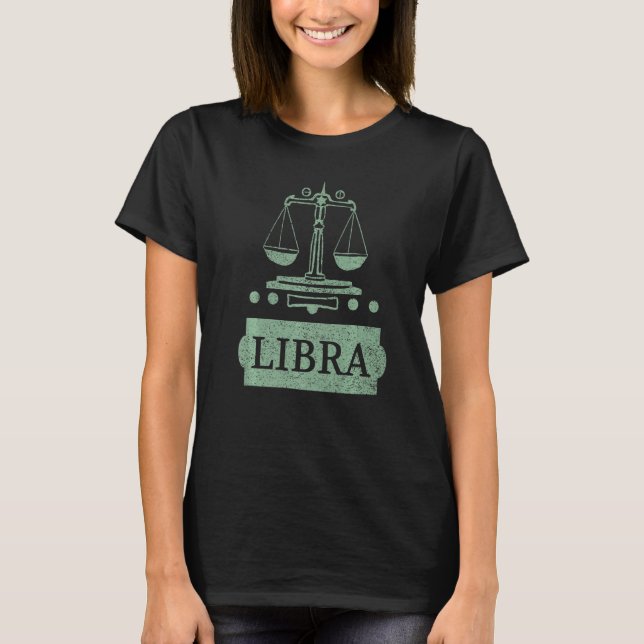 T-shirt Libra Zodiac (Devant)