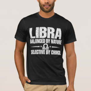 T-shirt Libra Zodiac - Balanced by Nature