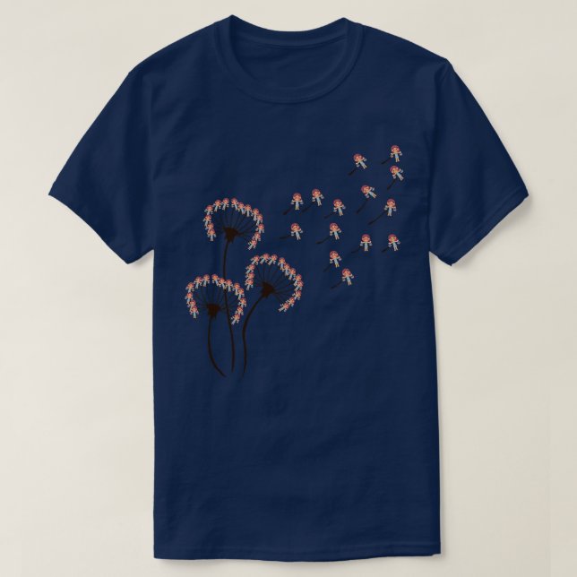 T-shirt Libra Zodiac Chemise Dandelion Libra Lover (Design devant)