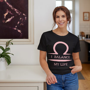 T-shirt Libra Zodiac Star Signal Horoscope I balance Vie