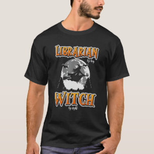 T-shirt Libraire d'Halloween sorch Funny Cute School Libra