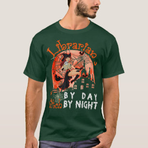 T-shirt Libraire Par Jour Sorcière Par Nuit Halloween Witc