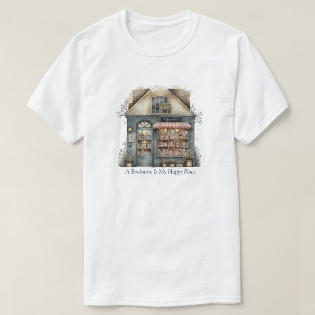 T-shirt librairie (Design devant)