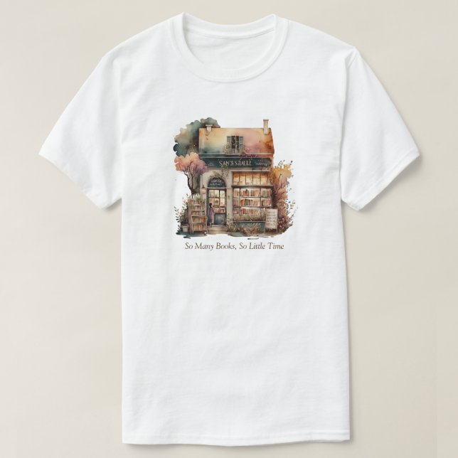 T-shirt librairie (Design devant)
