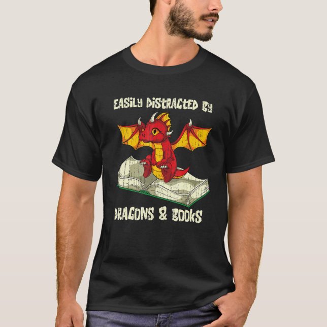 T-shirt Librairie de ver de livre Lecture Imaginaire anima (Devant)