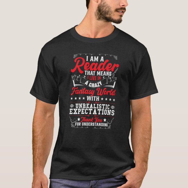 T-shirt Librairie du livre de lecture (Devant)