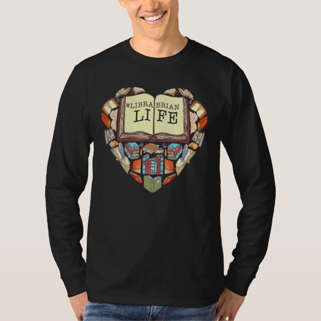 T-shirt Librairie Vie Hommes femmes Lecture (Devant)