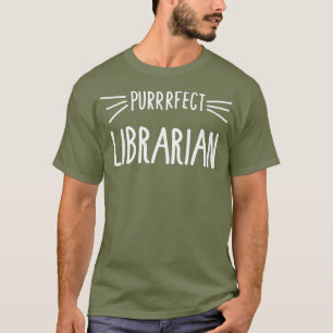 T-shirt Librarian Gift Cute Parfait Bibliothécaire Amoure