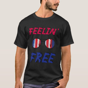 T-shirt Libre 4 juillet liberté américaine