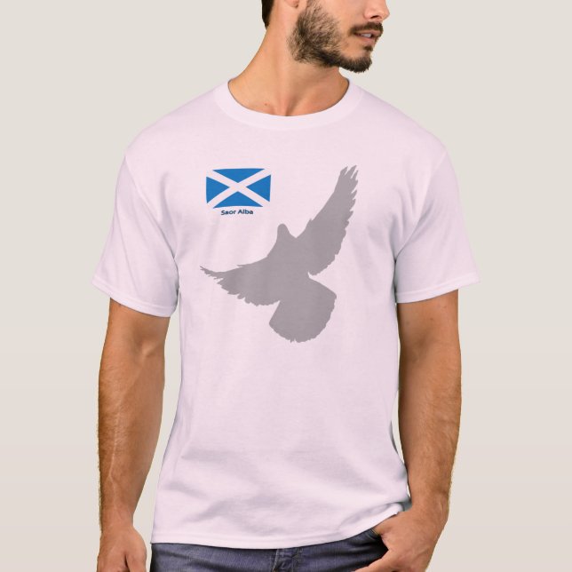 T-shirt libre alba de Saor Ecosse (Devant)
