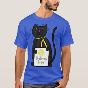T-shirt Libre Britney Cute Cat avec Britney Connexion grat