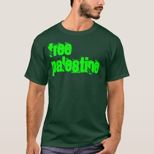 T-shirt libre de la Palestine (Devant)